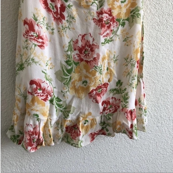 Reformation Hyacinth Mini Dress Winona Floral Off The Shoulder - Picture 6 of 8